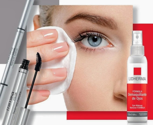 Fórmula Desmaquillante De Ojos Lidherma 125ml. Sin Enjuague.