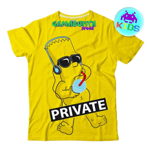 Remera Bart Simpson Private