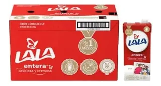Leche Lala Entera 12 Pack 1 Litro C/u Em