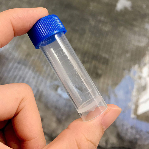 Frascos De Plástico De 5 Ml Con Tapa Roscada Y Caja