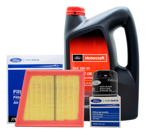 Kit 2 Filtros Aceite + Aire + Aceite 5w30 X 4 Lt Ford Fiesta