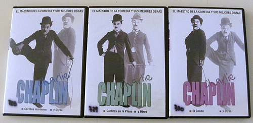 Charlie Chaplin El Maestro De La Comedia - 3 Dvd