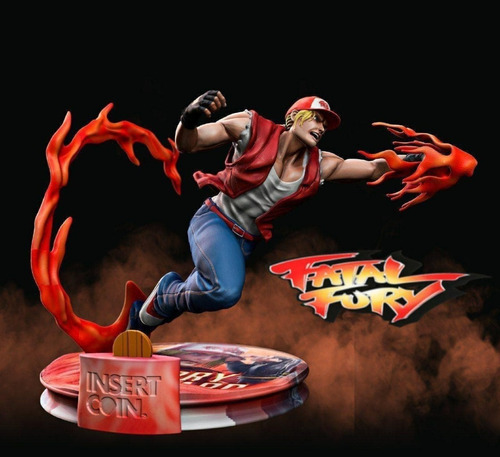  Archivo Stl Impresión 3d - Fatal Fury Kof Terry Bogard