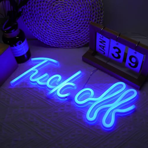 Letrero De Neón Azul Para Decoración De Pared, Funciona Con