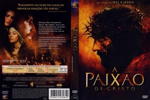 Dvd Paixão De Cristo, Mel Gibson Monica Belucci 2004