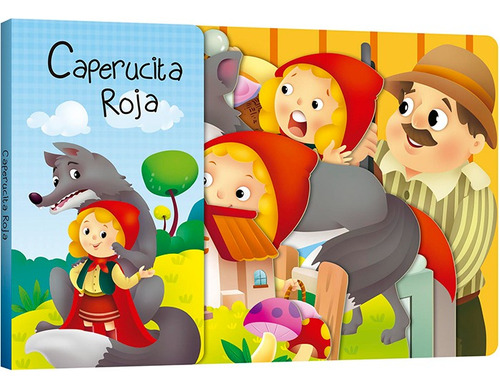 Libro Infantil Cuento Caperucita Roja Troquelado Niño Niñas