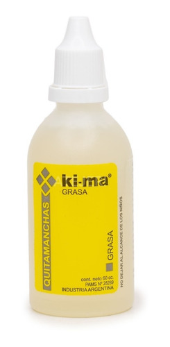 Quitamancha Marca Kima X Envase De 60 Cc