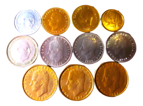 España 11 Monedas Valores Y Fechas Varias, Ver Descripción (Usado)