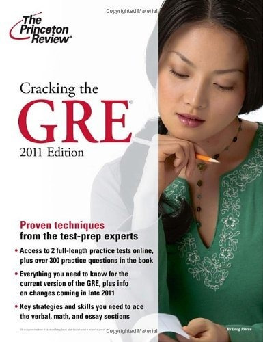Book : Cracking The Gre, 2011 Edition (graduate School Test