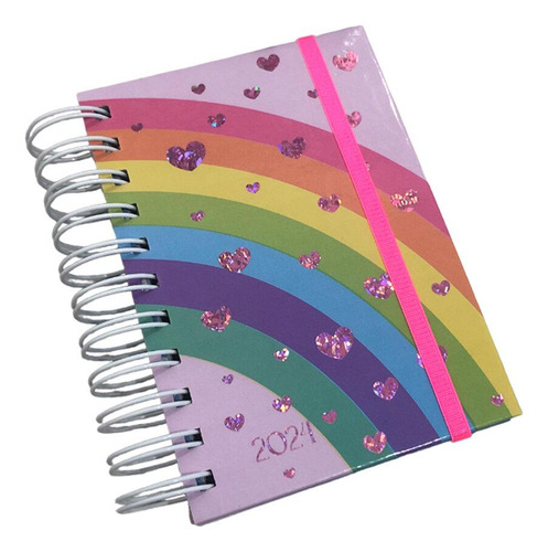 Agenda Rainbow 2024 10x15 Cm Diaria (354 Paginas)