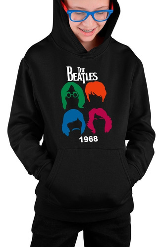 Poleron Estampado Para Niños Diseño 1968 The Beatles 