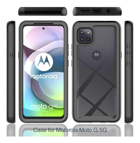 Imagen 6 de 6 de Case 360 Anti Impacto Motorola Moto G 5g