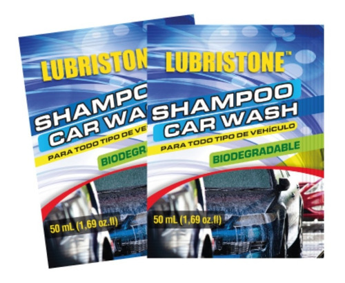 2 Shampoo Car Wash Lubristone Sachet