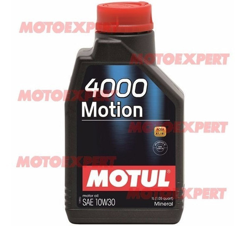 Aceite De Motor De Auto 4000 Motion 10w30 5 Litros Motul