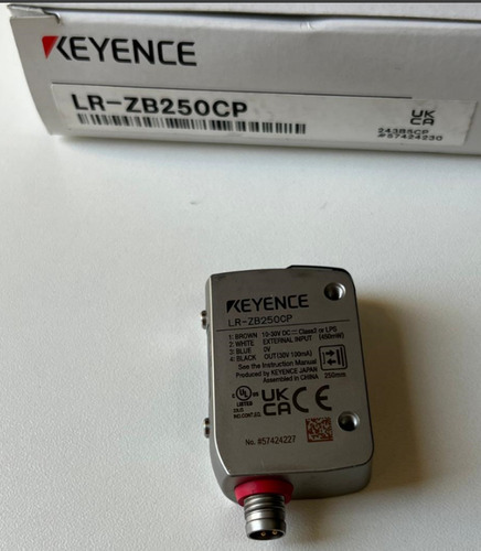 Sensor Laser (cmos) Pnp M8 Keyence Lr-zb250cp Novo C/n.f