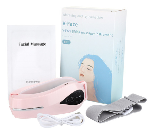 Ems Eléctrico Masajeador Facial V-line Cinturón Elevador