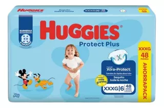 Huggies Protect Plus Xxxg (+ De 18kg) X48u