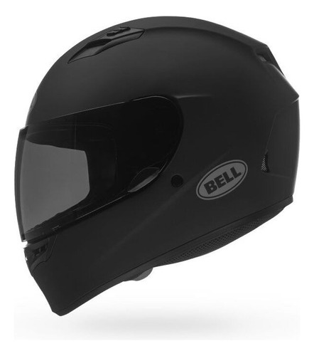 Casco Moto Integral Bell Qualifier Pista Visor Simple Gaona Negro Mate Liso L