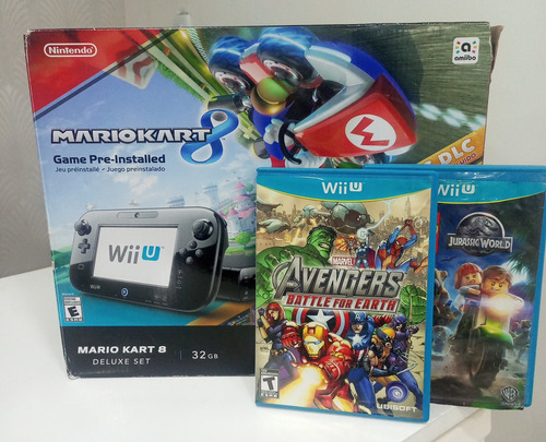 Consola Wii U Deluxe Mario Kart 8