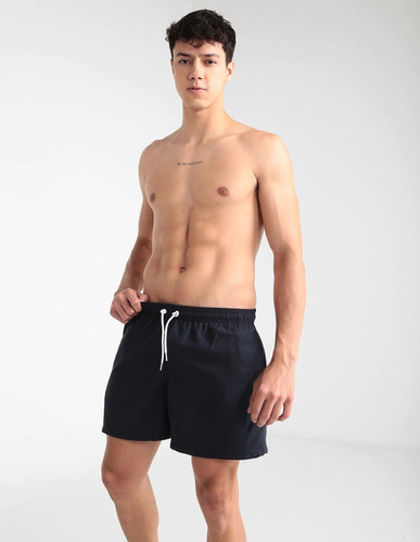 Traje De Baño Aéropostale Hombre Azul Marino Shorts Playa L