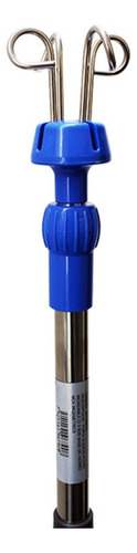 Porta Sueros C/base Acero Inoxidable 5 Ruedas Medimetrics