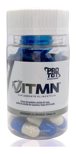 Vitmen (energizante) 20 Cápsulas De 500 Mg Protgt.