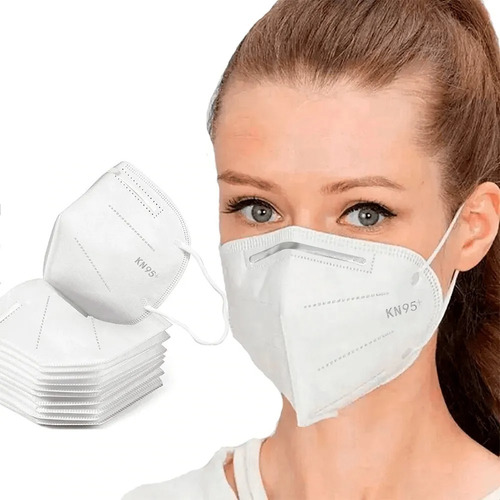 Imagem 1 de 6 de Kit 20 Máscaras N95 Proteção Respiratória Pff2 Reutilizável.