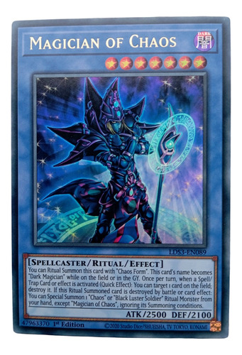 Yugioh Tcg Magician Of Chaos Ultra Raro Original Konami