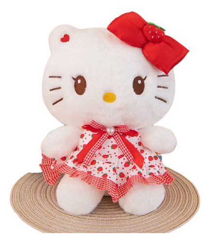 Peluche Hello Kitty Fresita Roja 20 Cm