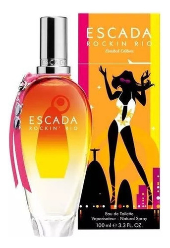 Perfume de mujer Escada Rockin'rio Edt, 100 ml, Volumen por unidad: 100 ml