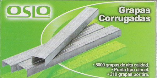 Grapas Corrugadas 5000 Marca Oslo Und Incluye Iva