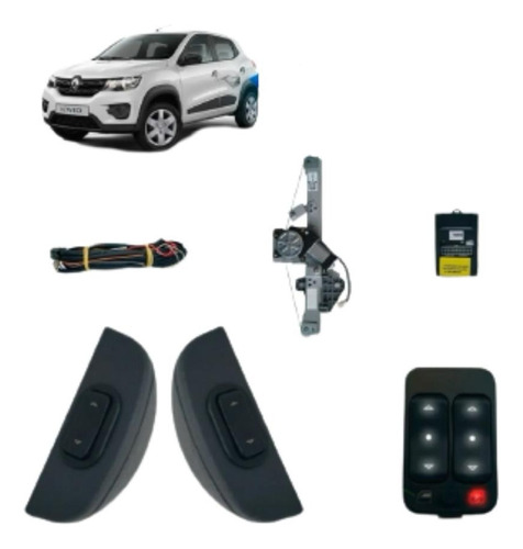 Kit Vidro Eletrico Renalt Kwid Traseiro Alternativo