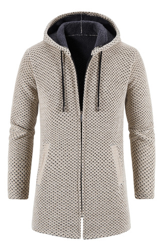 Chaqueta Larga Para Hombre, Suéter, Cárdigan, Punto Frío, Co