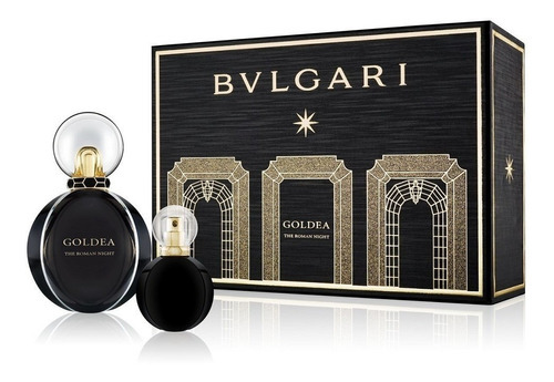 Bvlgari Goldea The Roman Night Eau De Parfum Set 50ml + 15ml Volumen de la unidad 65 mL