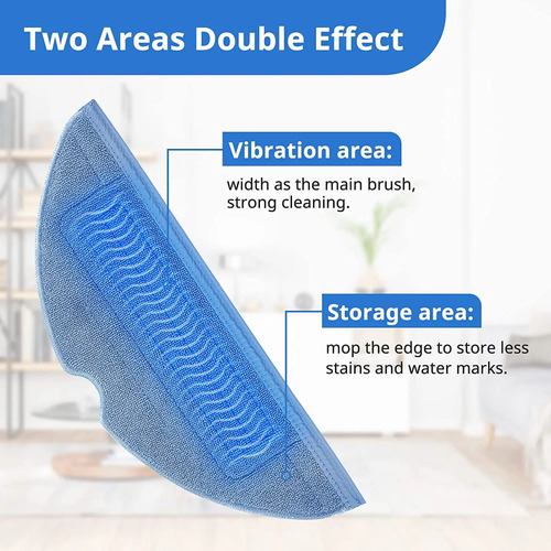 2 Paños Para Roborock S7 / S7+ / S7 Maxv / S8 / Q7 - Xiaomi