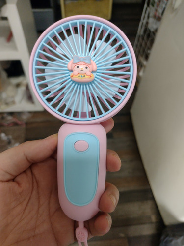 Ventilador Portátil Recargable Sanriopompupurin Cinamonroll Melody