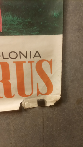 Antiguo Afiche Publicitario De Loción Colonia Nantes 118 (Usado)