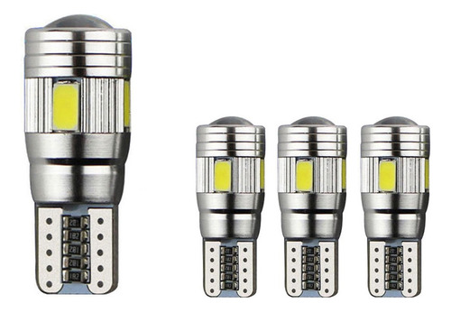 3x 6 Led T10 Bombillas De Coche Backup Error Lámparas Latera