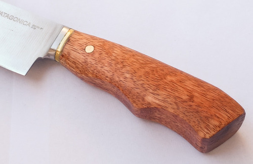 Cuchillo Patagonica 20 Cm Inox C/madera Anchico Total 32 Cm