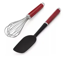 Comprar Set Utensilios Kitchenaid Kqg463ohere Espatula Batidor Rojos