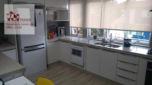 Imagem 11 de 30 de Magnífico Sobrado Alto Padrão 4 Dorms, 200 M² Por R$ 875.000 - Vila Alzira - Santo André/sp - So0606