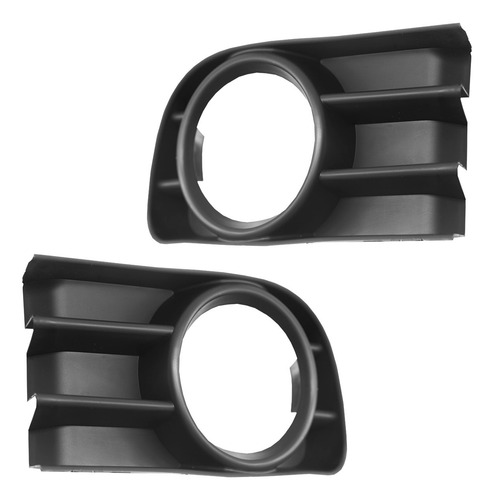 Moldura Grade Milha Megane 2006 A 2012 Preto Liso Com Furo