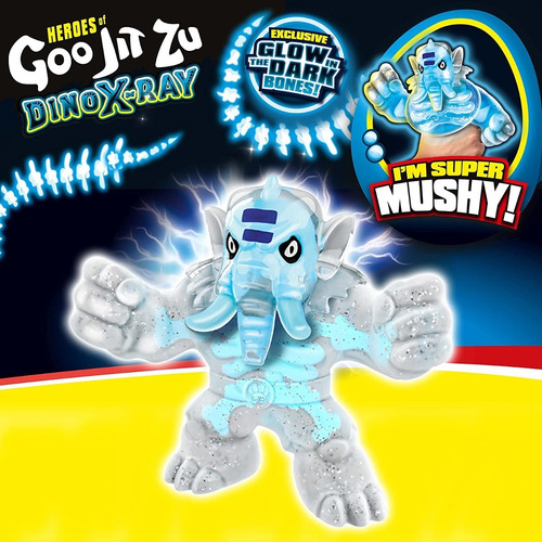 Imagen 4 de 6 de Goo Jit Zu Figura Flexible Stretchy Dino X-ray Smashadon Ed