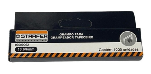 Grampo Starfer 106-6mm 1000 Peças -b07009062
