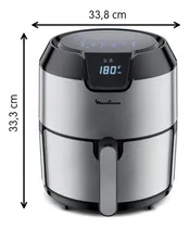 Comprar Freidora de aire Moulinex Deluxe FRY EASY FRY DELUXE de 4.2L color plateado 220V