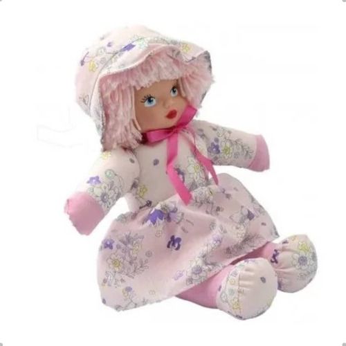 Muñeca Pepona Piky De Tela Con Gorro 40cm Niñas- Del Tomate