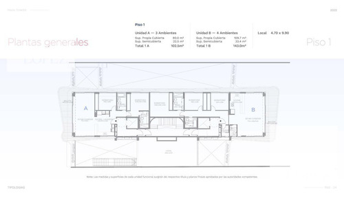 Vicente López, Zona Norte - 3 Dormitorios / 2 Baños - Departamento En Venta - 1° B.