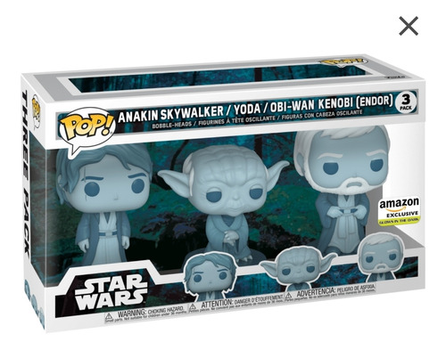 Funko Pop Anakin Skywalker Yoda Obi Wan Kenobi Star Wars Glo
