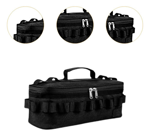 Camping Kitchenware De Mesa Bolsa De Almacenamiento Negro