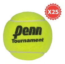 Comprar Pelota Tenis Penn Tournament Pack X 25 Sello Negro